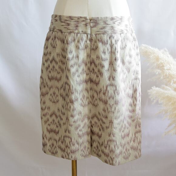 Ann Taylor Professional  patterned business pencil skirt size 10 M - Picture 1 of 5